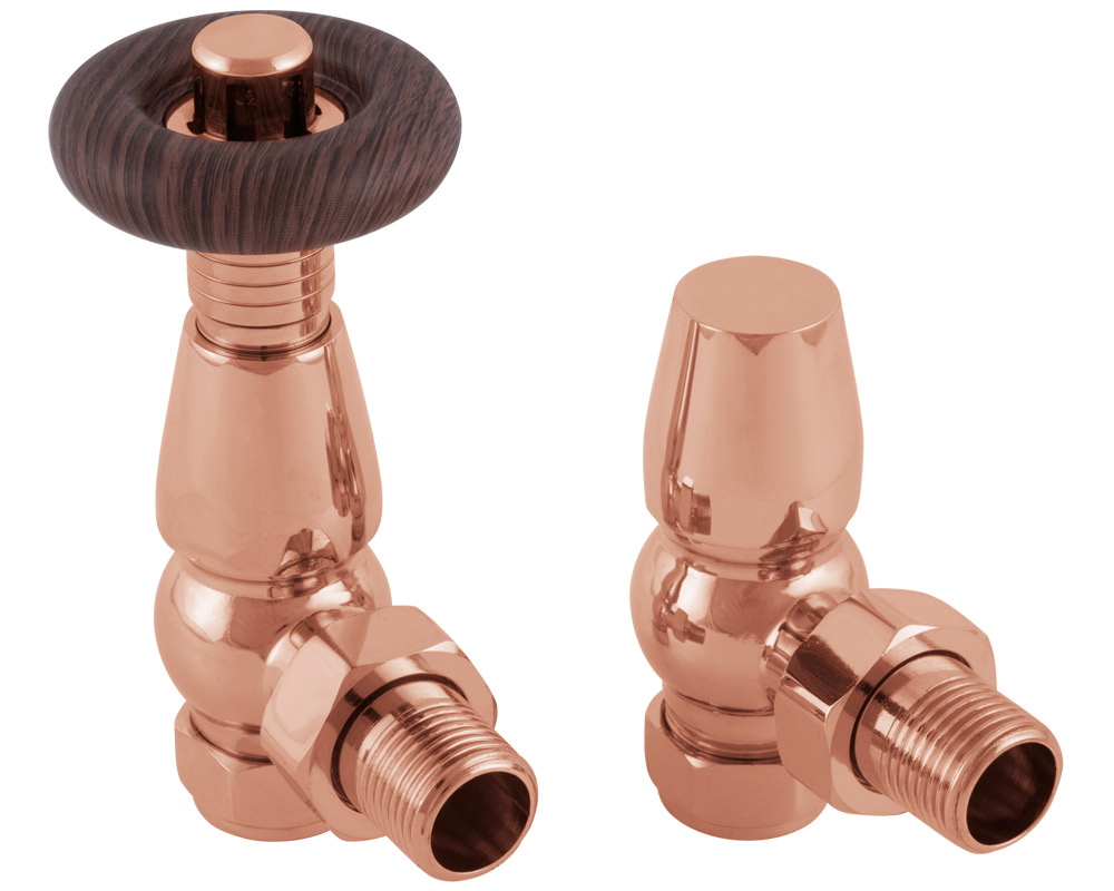 HAN022 Впускной термостатический клапан радиатора Kingsgrove 15 мм (медь) Сarronheating  - Вид №1