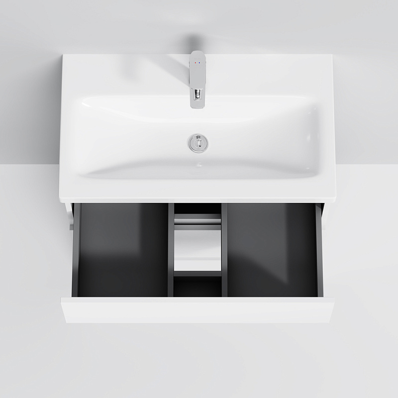 M91FSX0752WG База под раковину напольная 75 см 3 ящика белый глянец AM.PM Gem S  - Вид №2