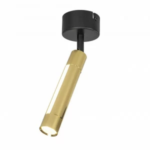 Светодиодный спот Eurosvet Strong 20084/1 LED черный/золото EUROSVET STRONG 00-3926026 Золото