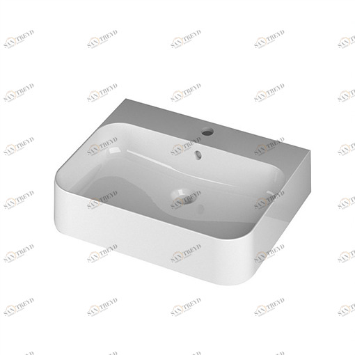 SL06048101 Подвесная раковина настенная овальная Disegno Ceramica  белая 