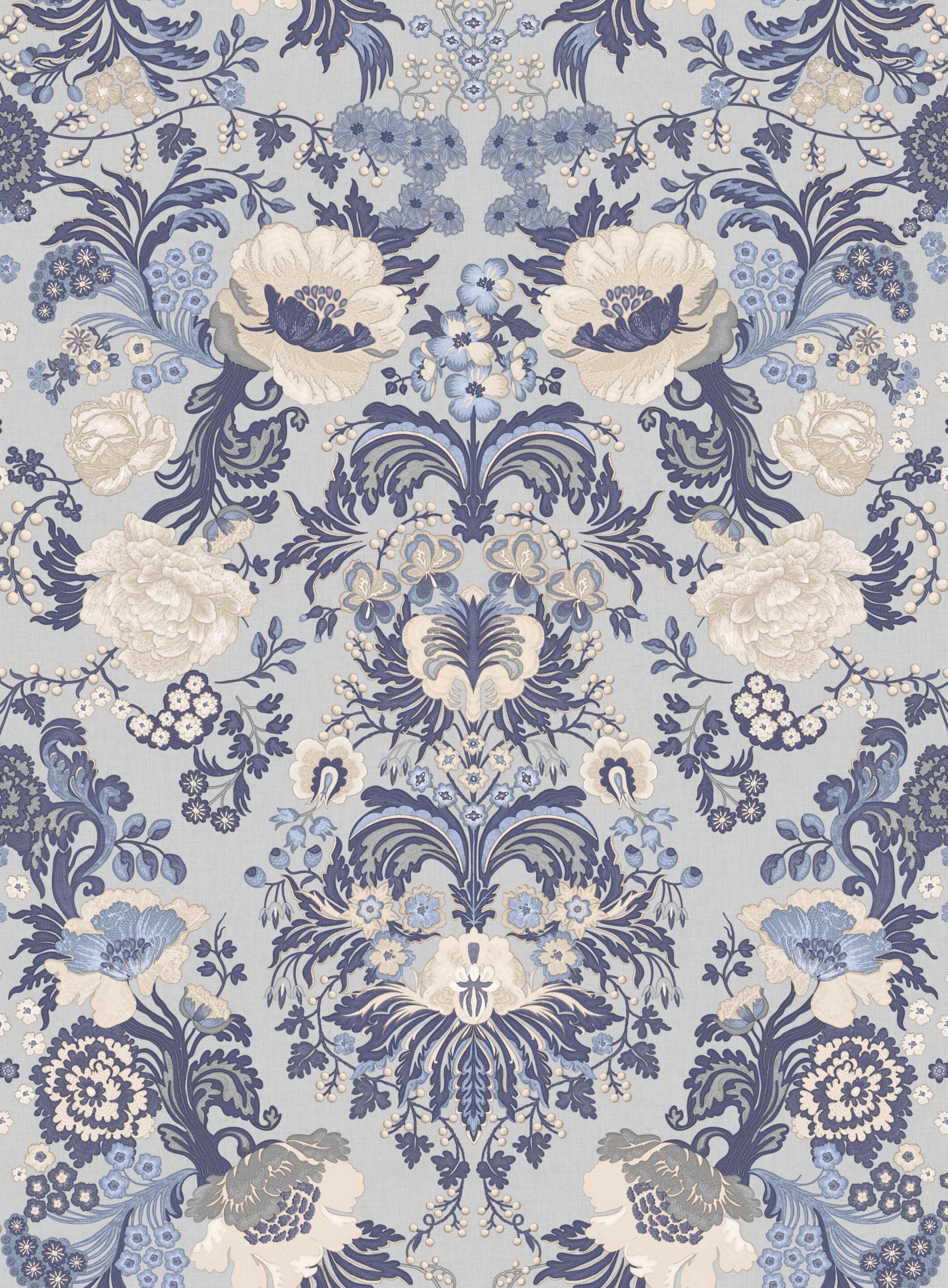 Цветочные узоры нетканые обои LELIEVRE Quenin-Belle Époque ARCH-00089402 - Вид №2