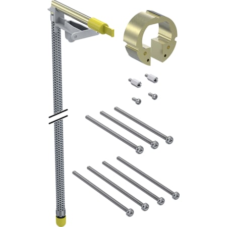 244.622.00.1 Удлинительный комплект Geberit для электронных смесителей для раковины, настенный монтаж, с функциональным блоком для скрытого монтажа Geberit 