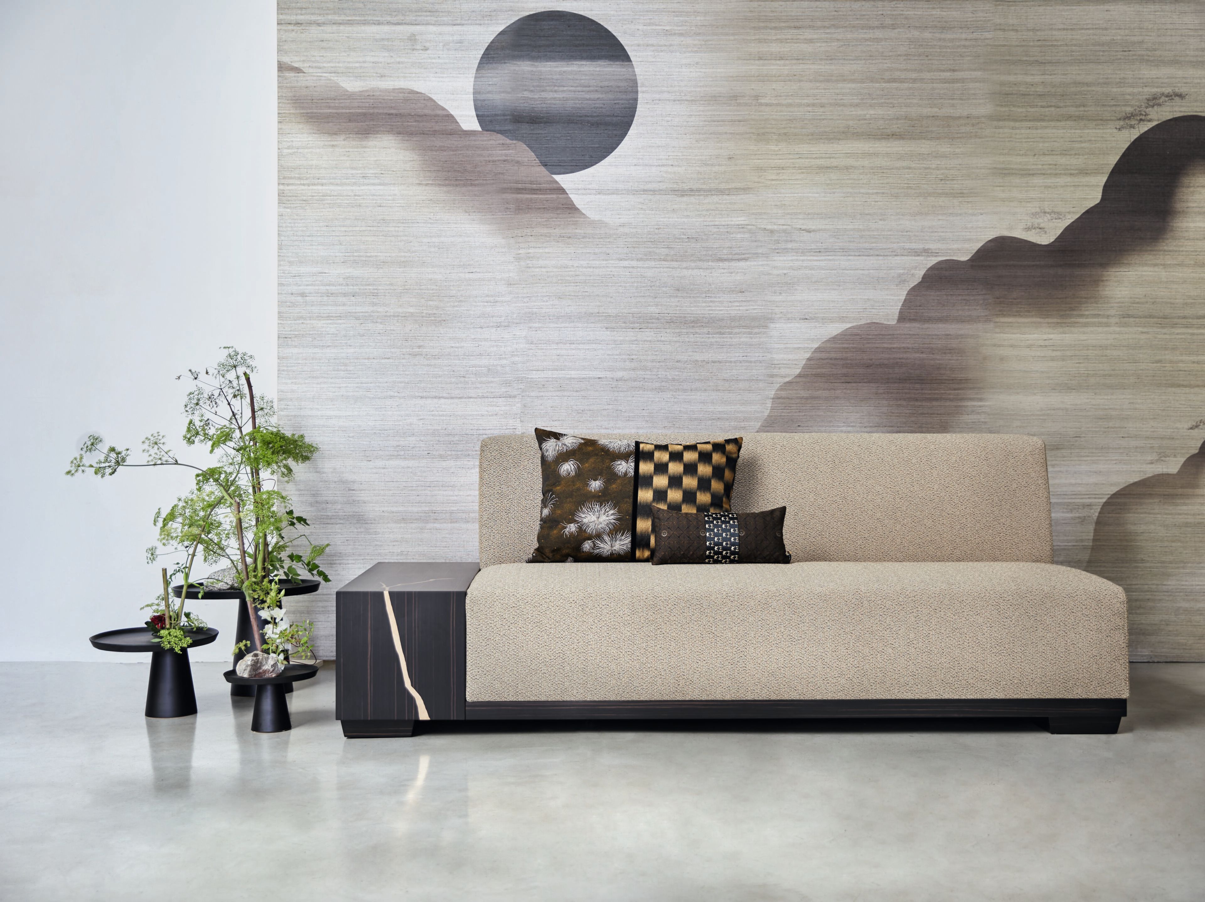 Круглый керамический журнальный столик K-3 Maiko ARCH-00130417 - Вид №1