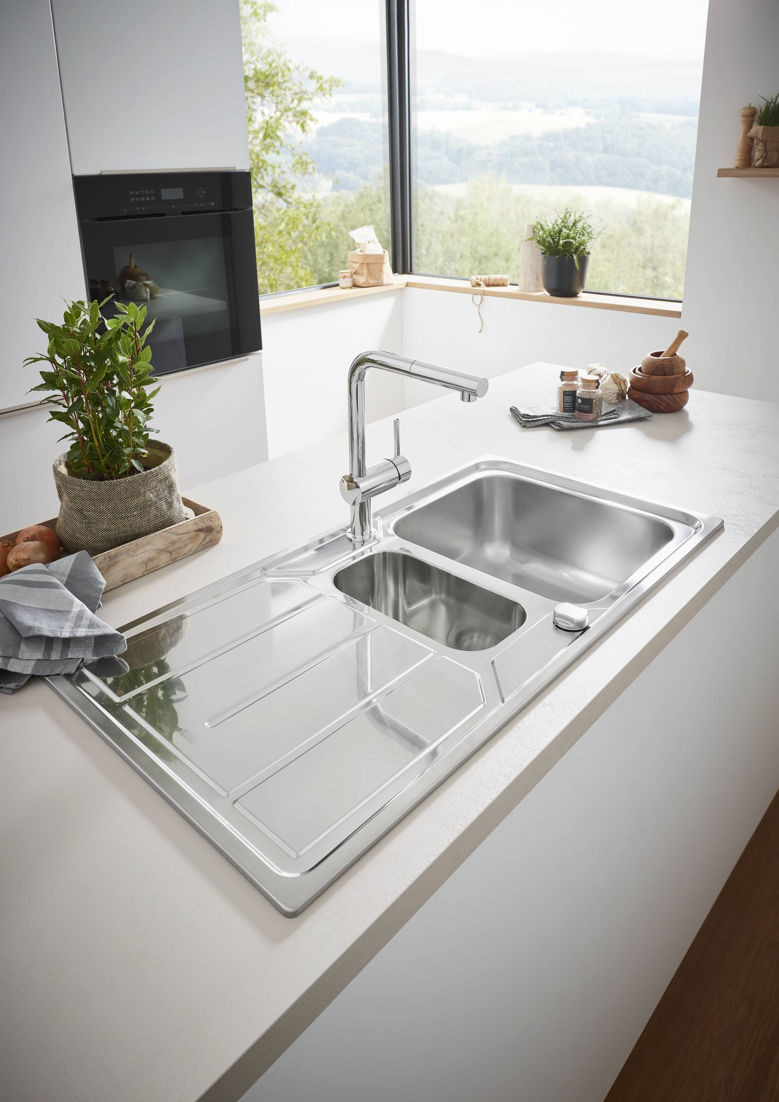 31572SD0 Мойка кухонная овальная Grohe K500 - Вид №2