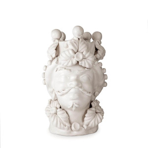 200944-WT ABHIKA ВАЗА MORO MAN EVE WHITE MATT