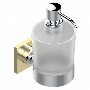 G1T-613 Дозатор для жидкого мыла настенный Thg-paris Beluga Хром/золото