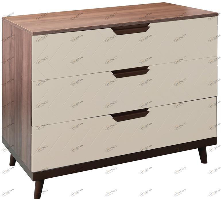 2769 Комод с 3 ящиками Сканди Бежевый R-HOME 4009264h_Беж