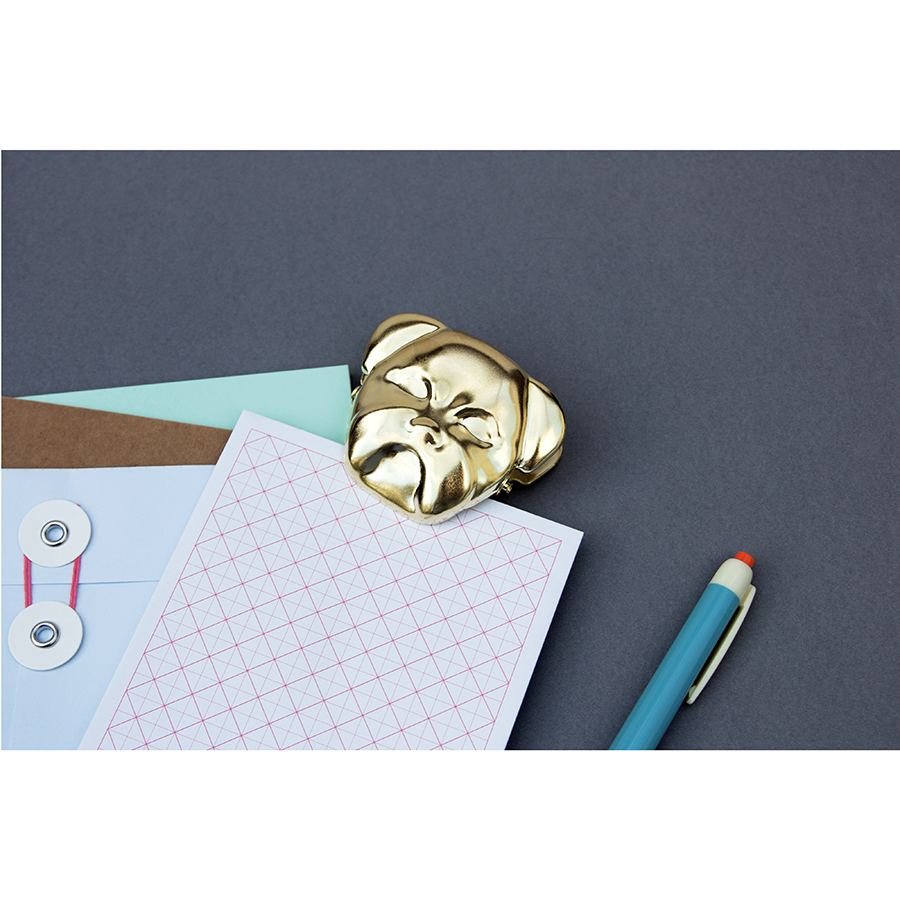 SK GRIPDOG1 Зажим для пакетов bulldog, латунь Suck UK  - Вид №2