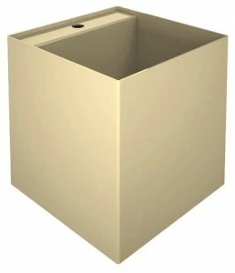 Подвесная раковина настенная овальная Water Evolution Rubik белая