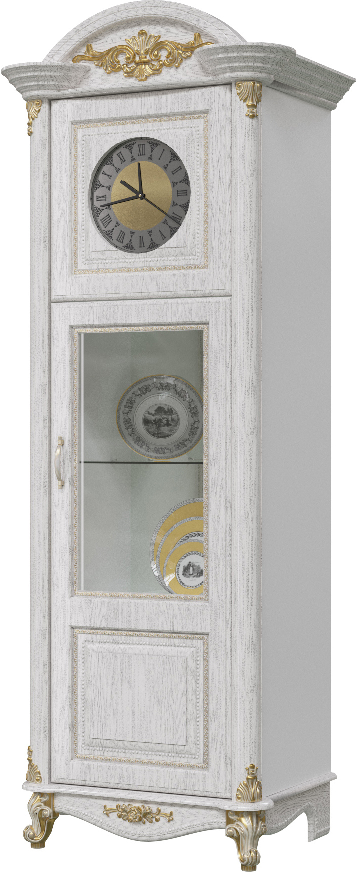90319791 Шкаф 67x200x52 см ЛДСП цвет белый 6102043 STLM-0183062 МЭРИМЕБЕЛЬ