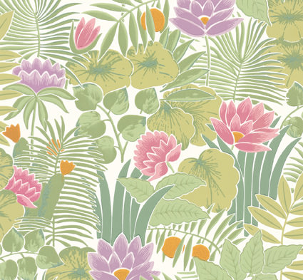 Traditional bathrooms Motivtapete Reverie Reverie - Little Greene  - Вид №2