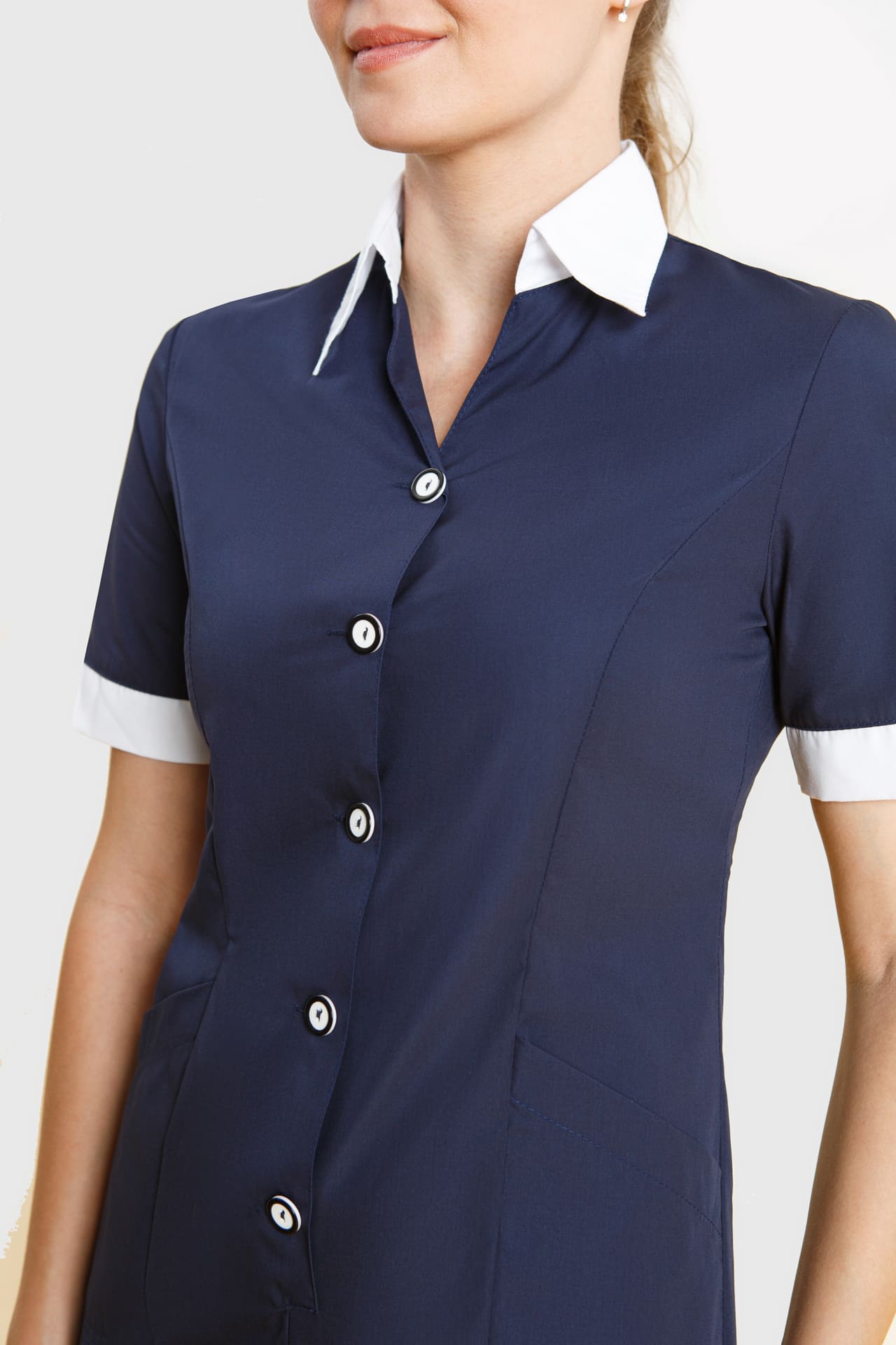 63432 Комплект NAVY (темно-синий) GRACE  Одежда для обслуживающего персонала  размер 46 (M)  - Вид №7