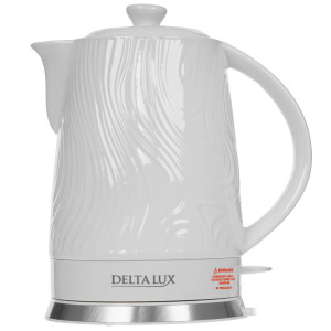 9297587 Электрочайник DELTA LUX DE-1022 белый