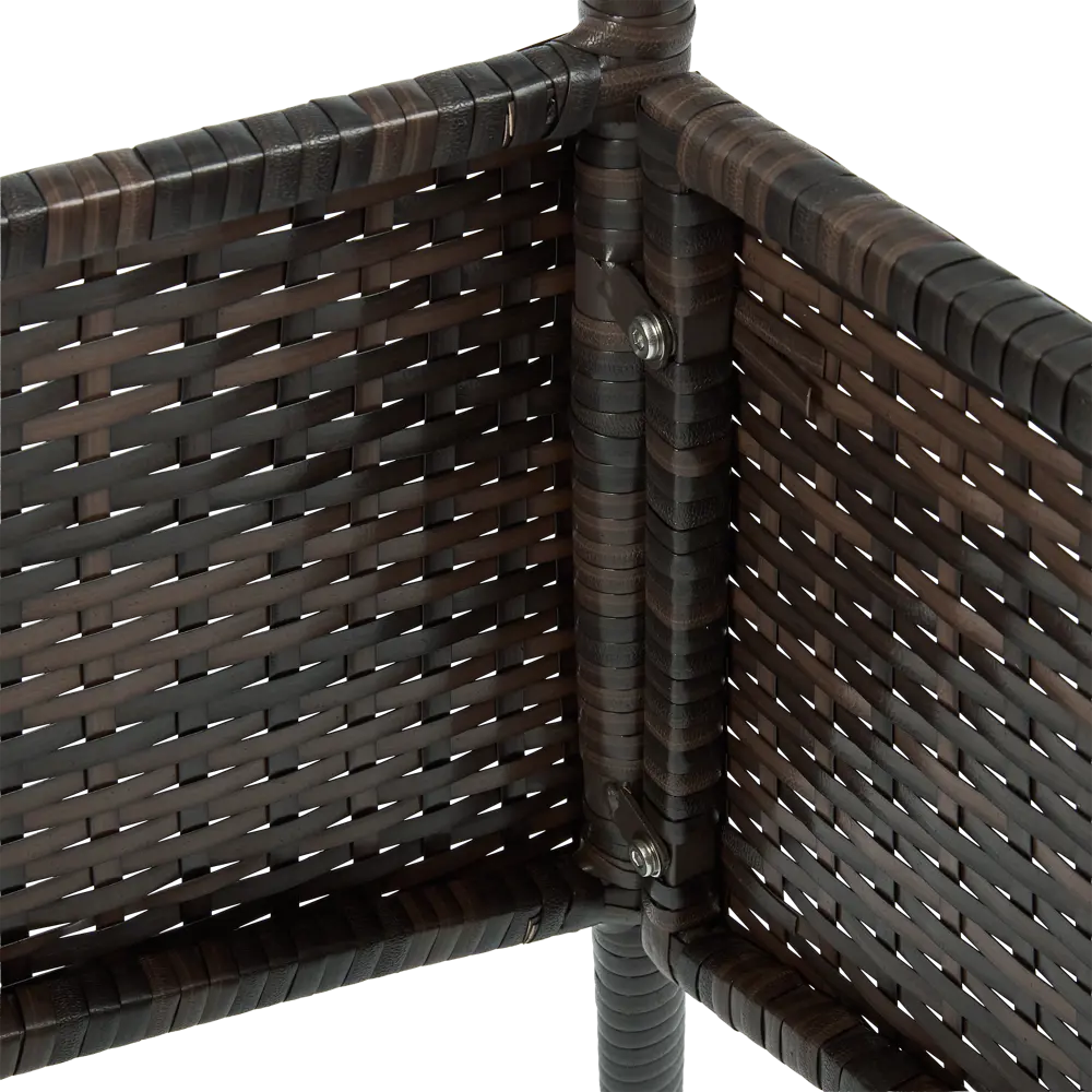 Садовый стол нераздвижной BEGINIA Elia 90x90 см сталь коричневый STLM-2095946 - Вид №9