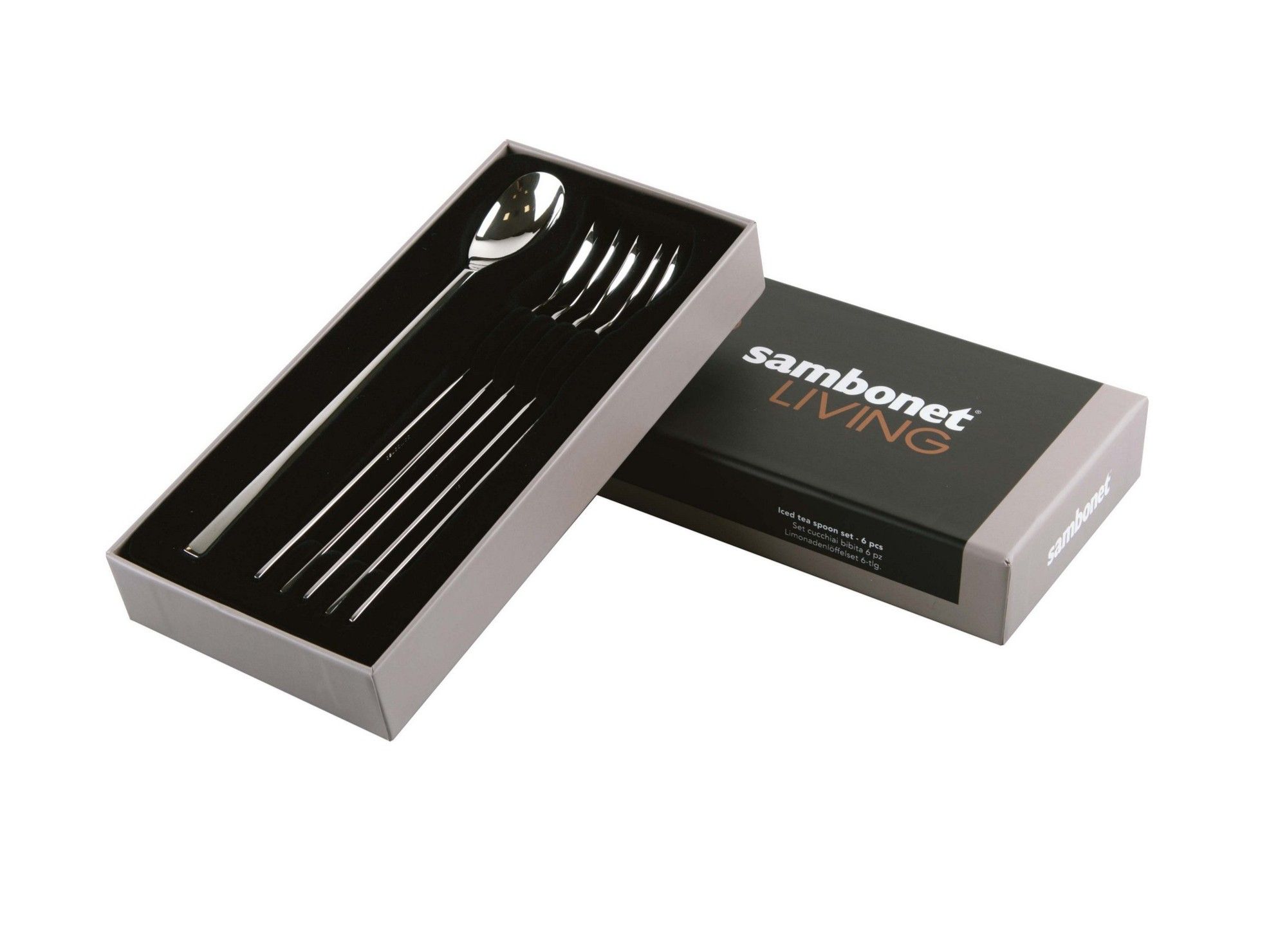 Набор чайных ложек из нержавеющей стали Sambonet Living ARCH-00133927 - Вид №1