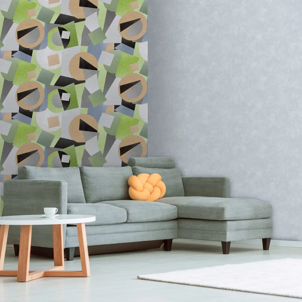 Обои флизелиновые Deco-Deco Forma голубые 1.06 м DD6012-11 88479618 STLM-2055787 Santreyd - Вид №3
