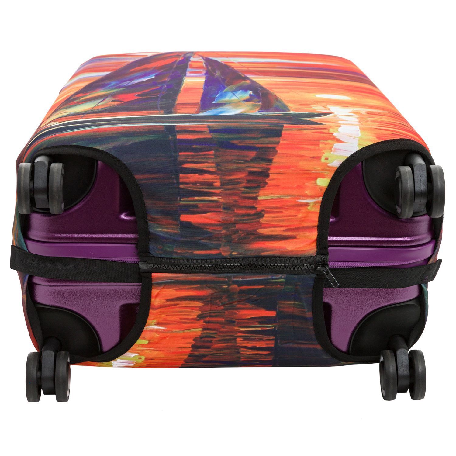 EBHP01-M Чехол для чемодана средний Sailboat Sunset Eberhart  - Вид №2