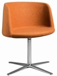 AP Factor 4-спицевый тканевый стул с подлокотниками