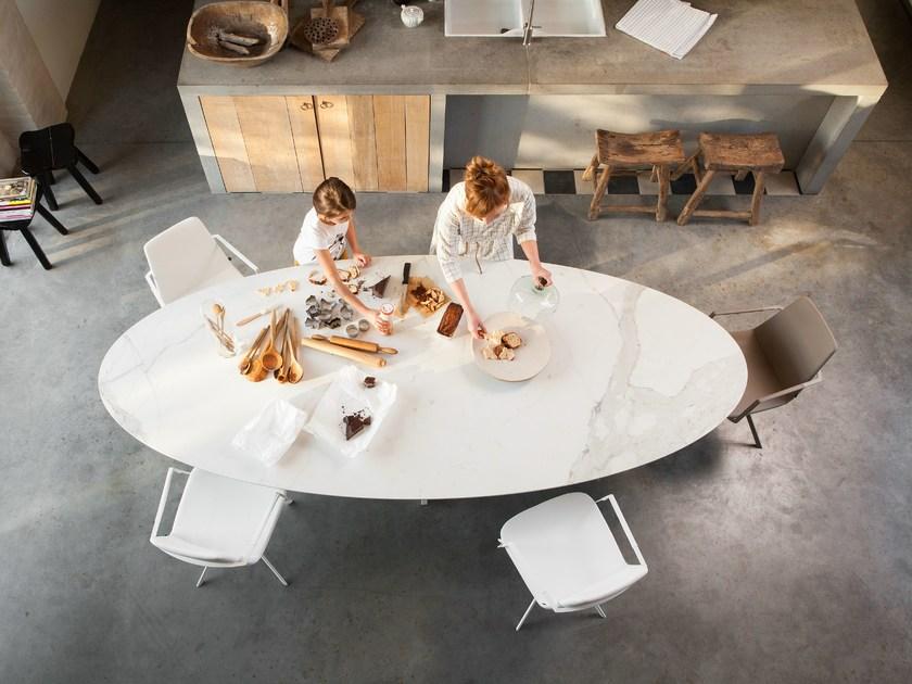 Joli Овальный керамический обеденный стол Elyps sun-id-1462466 - Вид №1