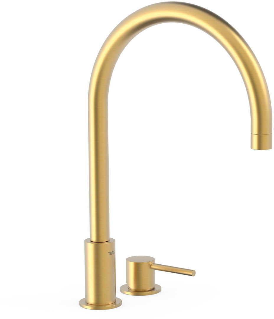 Смеситель для раковины с 2 отверстиями для учебы на бортике-26110501OM TRES