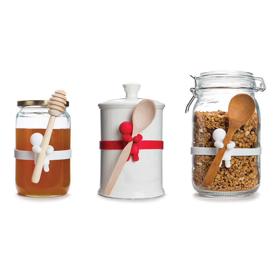 MB6771 Держатель для ложек june spoon силиконовый, белый Monkey Business  - Вид №9