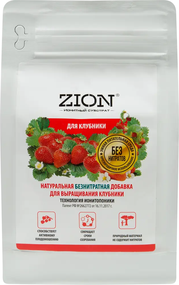 83742214 Субстрат Zion ионный для клубники 600г STLM-0044197