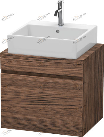 DS530002121 Тумбочка для компактной консоли DuraStyle #DS5300 600 x 478 мм Орех темный декор Duravit