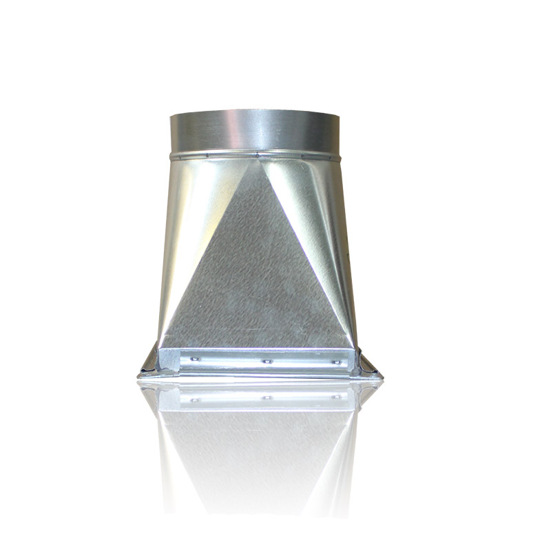 Переход c прямоугольного на круглое сечение (оц. сталь) 500х250-d250 Santreyd sun-id-682496 - Вид №1