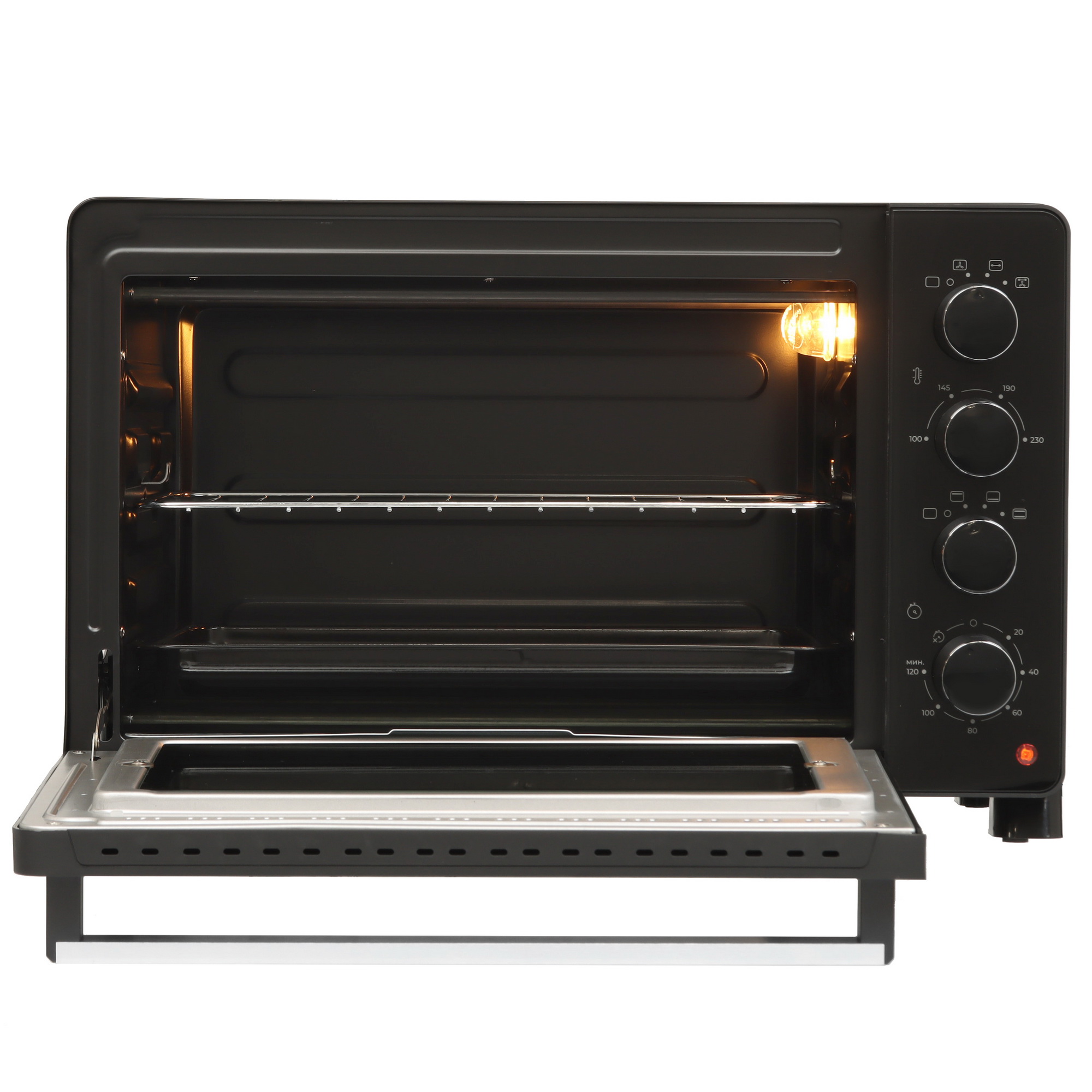 9104080 Мини-печь DEXP EO-2038B черный STDN-0116060 - Вид №5