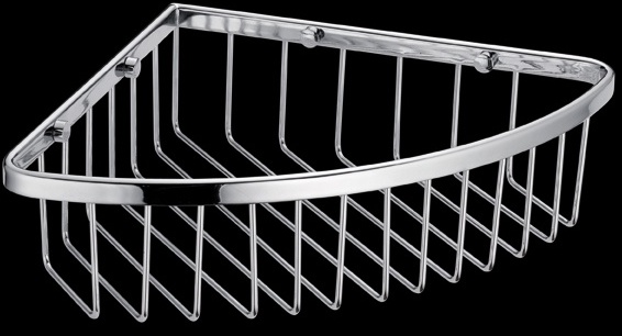 GH155 Мыльница для душевой кабины, треугольная подвесная, сетчатая, латунная bagno&associati Complementi