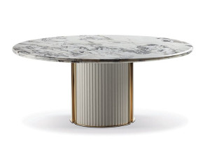 Мраморный обеденный стол