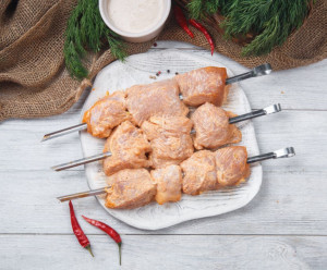 2952 Шашлык из филе грудки индейки Вкусляндия