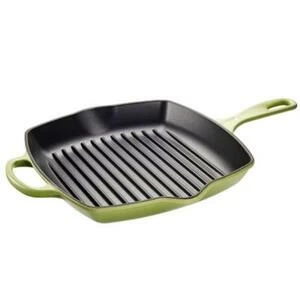 Сковорода-гриль чугунная Le Creuset, 26 см, зеленая