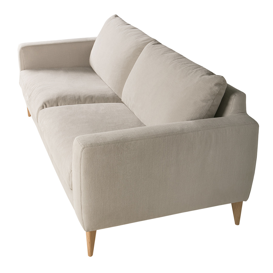 Диван Malin, трехместный, светло-бежевый Sits S1398 - Вид №11