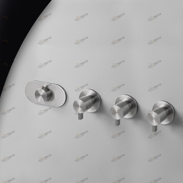 Термостат для душа сталь матовая TOOX Radomonte TXQ56S