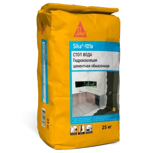 Сухая смесь для гидроизоляции Sika-101 A Стоп вода 25 кг
