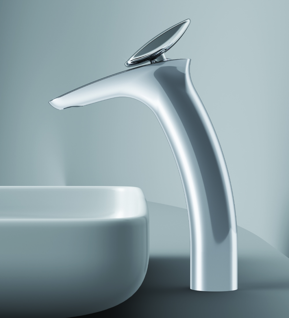 F70A92200 Spirit V2.0 смеситель д/умывальника высокий с д/к хром шт AM.PM Spirit 2.0  - Вид №4