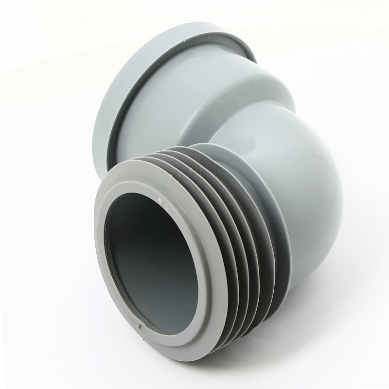 Отвод 110 мм McAlpine L175 мм на 90 с манжетой под раструб MRDC90GR - Вид №2