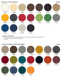 Тканевый стул с открытой спинкой и мягким сиденьем