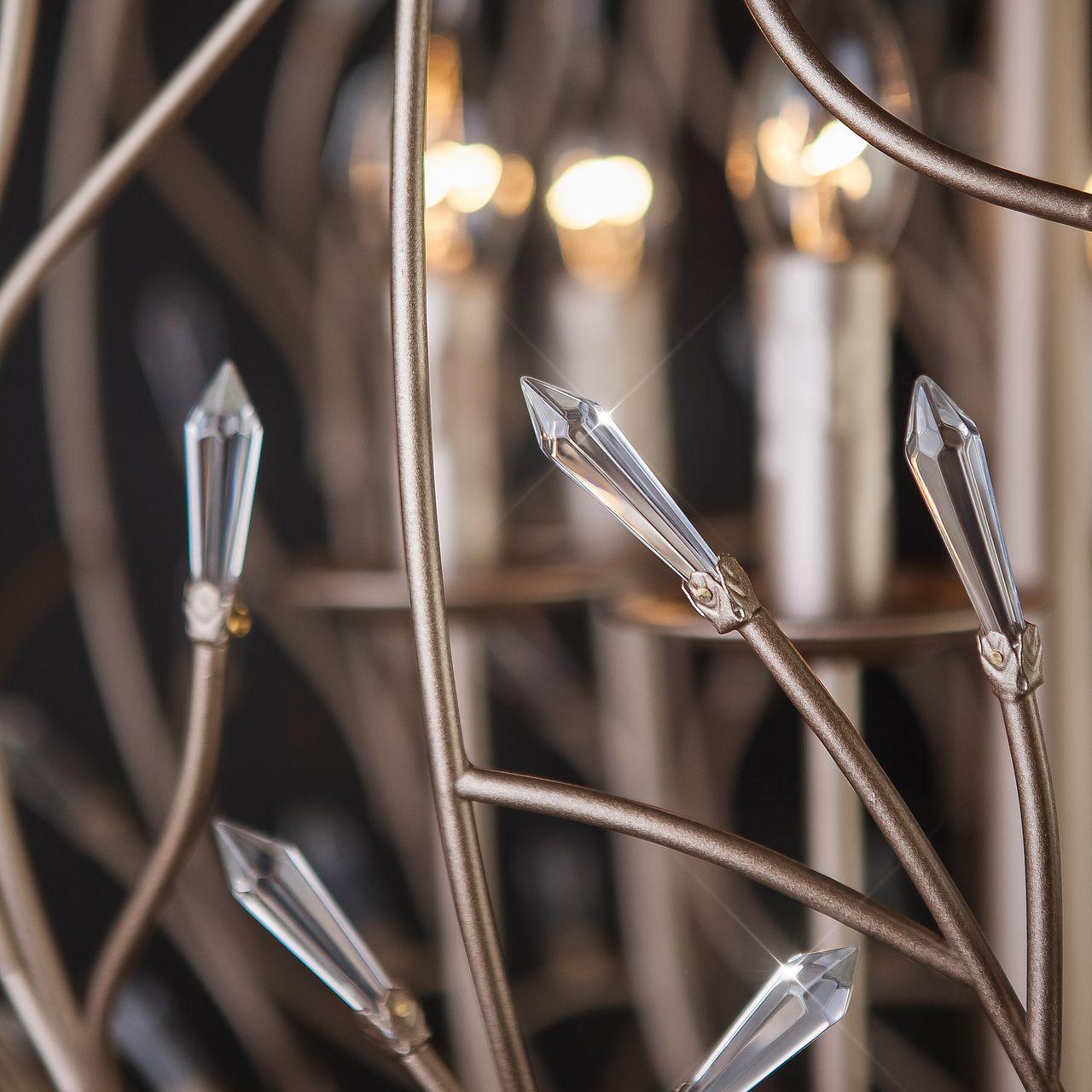 Подвесная люстра Bogates Forum 297/6 Strotskis BOGATES ДИЗАЙНЕРСКИЕ, FORUM 187589 Золотой  - Вид №1