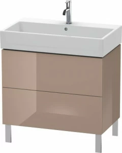 LC677708686 Тумбочка напольная L-Cube #LC6777 784 x 459 мм Капучино глянцевый лак