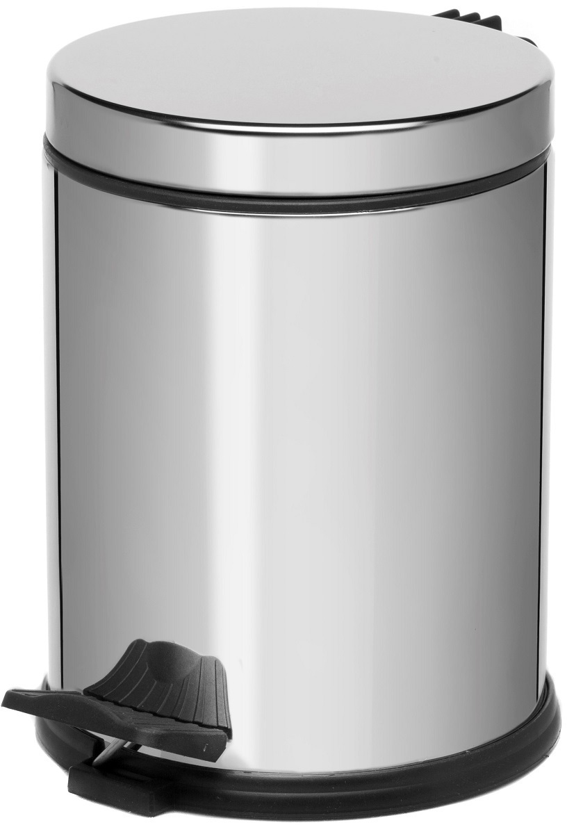 91006789 Контейнер для мусора Andromeda 3L Chrome 11002 3л STLM-0436941 NAVAKO