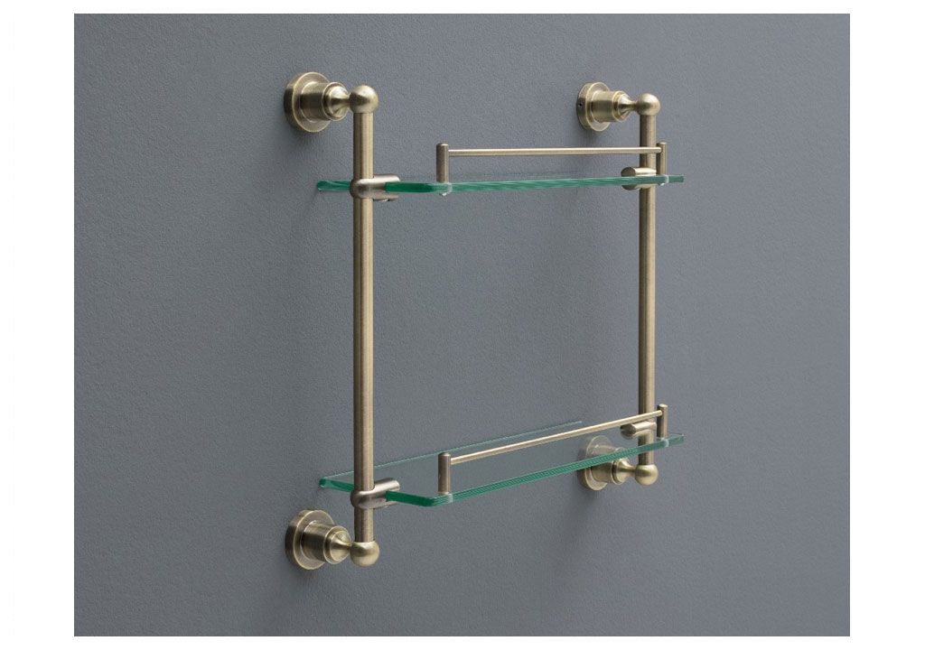 Полочка Aquanet 3852 (43 см, двойная)  - Вид №1