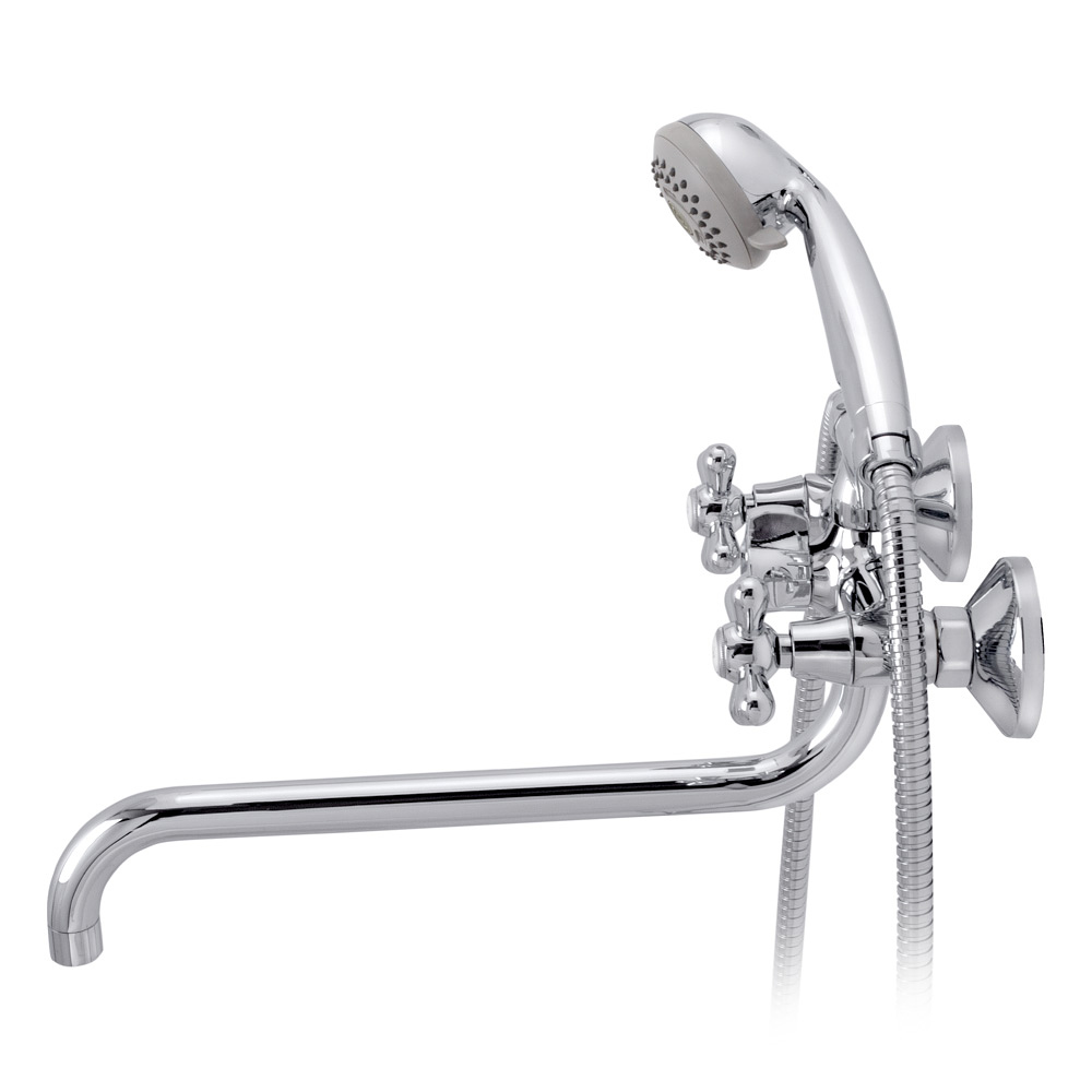 R2003 Смеситель для ванны с двумя рукоятками Raiber Classic - Вид №2