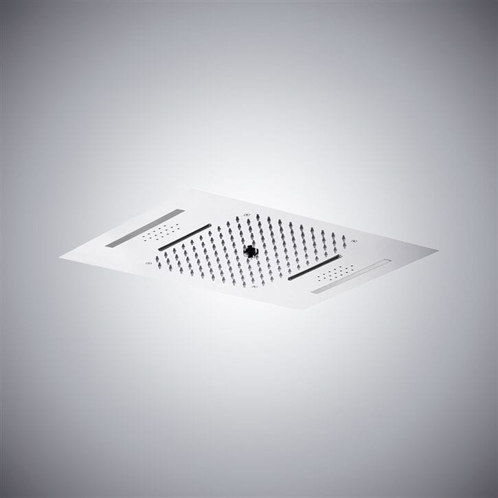 Светодиодная потолочная душевая головка из нержавеющей стали Fontana Showers Luxe Fontaine ARCH-00004624 - Вид №16