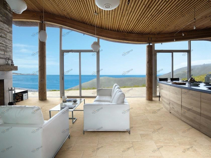 Panaria Ceramica Пол из керамогранита под камень Petra solis sun-id-1474574