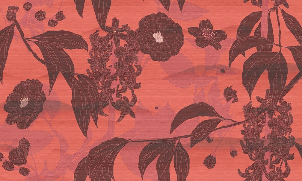 Обои с цветочными мотивами N.O.W. Edizioni FLORAL / CAMELIA ARCH-00105310 - Вид №2