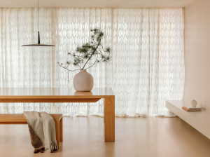 Вышитая ткань для штор