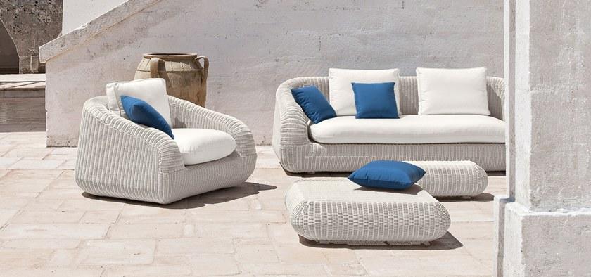 Ethimo Низкий садовый столик из ethimo etwick® Phorma Lotq2100 - Вид №1