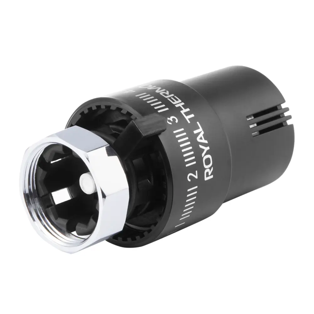 89370185 Термоголовка Royal Thermo M30x1.5 цвет черный STLM-0938393  - Вид №2